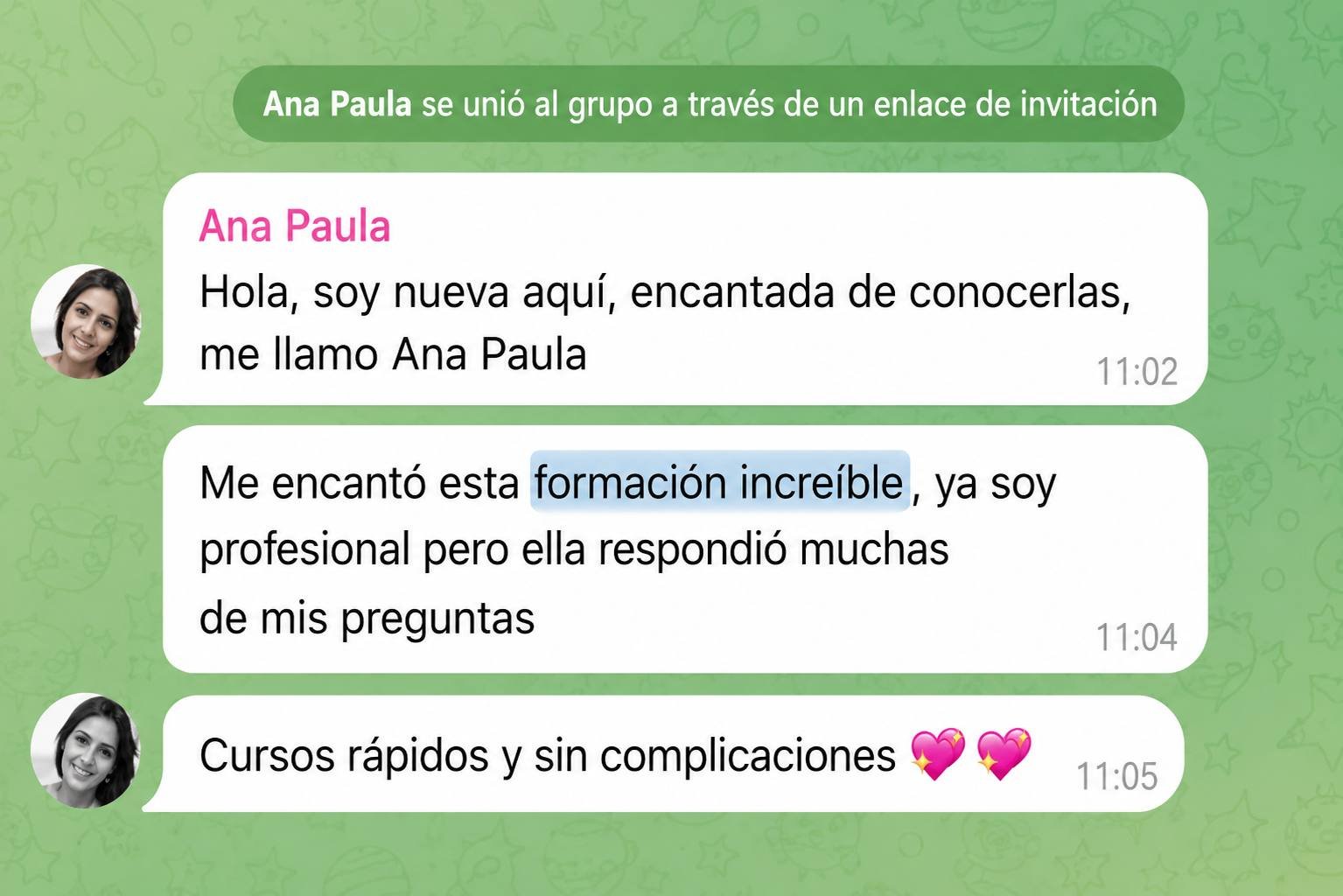 Testimonio de alumna