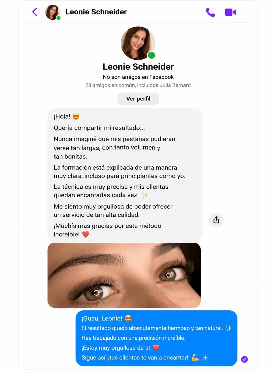 Testimonio de alumna