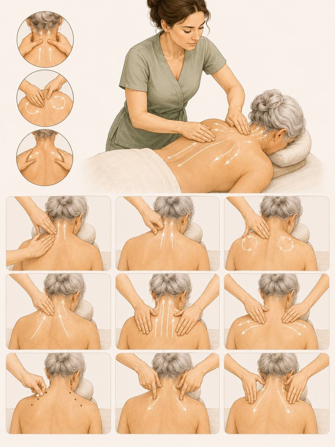 Massage des épaules et de la nuque