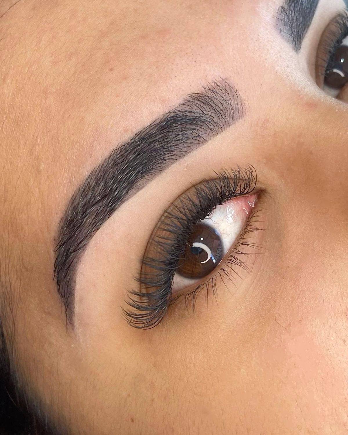 Résultat cils et sourcils